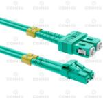 Conneu Оптичен пач кабел, LC-SC мулти мод OM3 дуплекс, 3мм, 3м (CNFJ-LCSCOM3DAQ3mm-3)