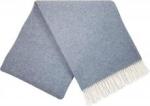 Interblanket Кашмирено Одеяло - Рибена Кост - Нежно Синьо С Ресни - 140x200 См
