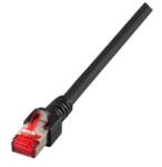 Екранирана пач корда категория 6 s-ftp, lszh, черна : Дължина - 1.5м (k5515.1,5)