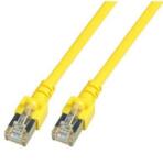  Пач корда екранирана sf-utp, категория 5е pvc, cca, жълта : Дължина - 2м (k5457.2)