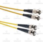 Conneu Оптични пач корди FC/UPC - ST/UPC сингъл мод, дуплекс, 3м (CNFJ-FCSTOS2DYE3mm-3)