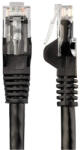 Manhattan RJ45 медна пач корда категория 5e, неекранирана U-UTP, PVC CU, черна, Intellinet (2.0 м) (ICOC-U5EB-020-BK)