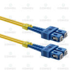 Conneu Оптични пач корди SC-UPC-SC-UPC сингъл мод, дуплекс, 2 мм кабел, 8 м (CNFJ-SCSCOS2DYE2mm-8)