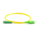 Conneu LC/APC-SC/APC, Сингъл мод 9-125, Дуплекс, 3мм, 1м (CNFJ-LCASCAOS2DYE3mm-1)