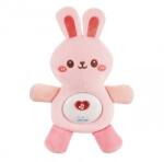 Chipolino Jucarie de plus iepuras pentru bebelusi Chipolino cu lumini si melodii pink (DIG02406029) - bekid