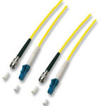 Conneu FC/UPC-LC/UPC, сингъл мод, дуплекс, 3мм, 5м. Жълт (CNFJ-FCLCOS2DYE3mm-5)