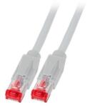 MegaD Пач корди екранирани кат. 6а 1000 MHz Draka кабел, сив, 3m (K8051.3)