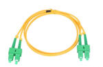 Conneu SC-APC-SC-APC дуплексна пач корда, сингълмод OS2, 3 мм. , жълта, Conneu (20 м) (CNFJ-SCASCAOS2DYE3mm-20)