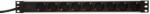 Conneu Разклонител за монтаж в комуникационен шкаф 9 гнезда шуко, 1u (9-2519 pdu9gal)