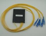 MEGAF Оптичен PLC сплитер 1x4 с SC-UPC конектори, Conneu (CNPLC-104-SC1-SC1-BOX)
