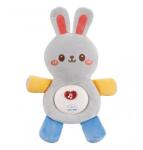 Chipolino Jucarie de plus iepuras pentru bebelusi Chipolino cu lumini si melodii grey (DIG02406028) - bekid