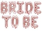 PartyDeco Balon din folie - Bride to Be