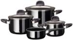 Silit Set oale Silit Modesto Line 4 piese inductie material Silargan culoare negru (2109303978)
