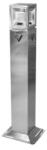 Horecano - Стационарен пепелник 25x25xh108см мат хром G-(86026-002) (0185141)