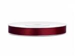 PartyDeco Panglică din satin - bordo 6mm/25m