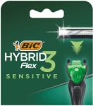 BIC Pachet Rezerve pentru aparat de ras Flex 3 Sensitive, 4 bucati, BIC