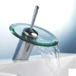 Safran GmbH Kerek üvegtányéros mosdó csaptelep