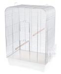 INTER-ZOO Pet Products Клетка за птици НИНА хром - 54 x 34 x 75 см БЯЛА