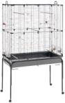 Ferplast Голяма клетка за птици Ferplast PLANETA черна - 99, 5 x 53 x 171, 5 см