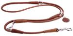 COLLAR Регулируемо кръгло кожено поводи Soft 125 - 183цм, 10мм - кафяво