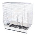 INTER-ZOO Pet Products Клетка за птици GONZO хром - 78 x 47, 5 x 79 cm СВЕТЛОСИВА