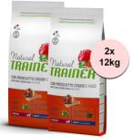 Natural Trainer Natural Medium Adult сушена шунка 2 x 12 кг