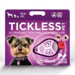 Tickless Ултразвуков репелент за кърлежи за животни tickless pet - розов