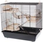 INTER-ZOO Pet Products Клетка за гризачи HOMER - 58 x 38 x 55 см ЧЕРНА