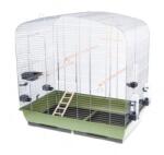 INTER-ZOO Pet Products Клетка за птици САРА хром - 78 x 48 x 78 см ЗЕЛЕНА