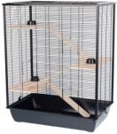INTER-ZOO Pet Products Клетка за гризачи Diego + wood 78 x 48 x 97 см ЧЕРНА