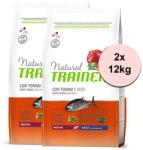 Natural Trainer Natural Medium Adult риба и ориз 2 x 12 кг