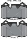 TEXTAR Set placute frana TEXTAR 2016501 (2016501)