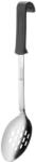 HENDI Szűrőkanál - 345 mm, Fekete nyél - Kitchen Line (529201)