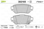 VALEO Set placute frana VALEO 302165 (302165)