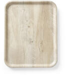 AmerBox Melamin felszolgáló tálca - Világos fa mintázattal, 330x430mm (508862)