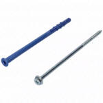  10x140 mm Csavar + tipli, klímatartó konzolhoz, peremes fejű, 25 db/csomag