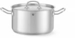 HENDI Közepes fazék- fedővel, HENDI, Kitchen Termékcsalád, 6L, ⌀240x(H)135mm (836309)