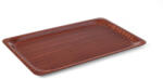 AmerBox Csúszásmentes Felszolgáló Tálca - 330x430 mm, Mahagóni - Wood Form (507469)