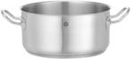 HENDI Alacsonyan falú edény - fedél nélkül, , Kitchen Termékcsalád, 4, 9L, ⌀240x(H)110mm (837665)