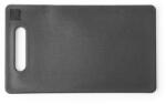 HENDI Vágódeszka fogóval, HENDI, Fekete, 250x150mm (826478)
