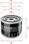 SOFIMA Filtru ulei SOFIMA S 6100 R (S 6100 R) - automobilus