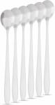 Family Rozsdamentes acél kávéskanál / latte macchiato kanál - 186 x 30 mm - 6 db / csomag Family 57578 (57578)