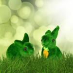  Húsvéti dekoráció - nyuszi - 2 féle - 10 cm - zöld CMK-5480 (CMK-5480)