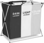 Bewello Szennyestartó kosár - szövetből, összecsukható fém vázzal - 65 x 37 x 58 cm Bewello BW2034C (BW2034C) - tutiar