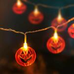 Family Halloween-i LED-es fényfüzér - tök - 10 LED - 2 x AA - 1, 35 m Family 56533A (56533A)