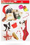 Family Collection Karácsonyi ablakmatrica szett - háziállatos, glitteres - 2 féle Family 58634 (58634)