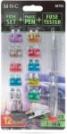 MNC Biztosíték készlet + fázisceruza + teszter - késes - 10 db - 6 - 24V, 3 - 30A MNC 05713 (05713)