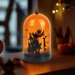 Family Halloween-i LED dekor - narancs - 3 x AAA - 8 x 12, 5 cm Family 56570A (56570A)