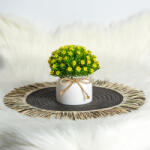  Műnövény dekoráció - apró virág - 3 féle - 18 x 8, 5 cm 11894 (11894) - tutiar