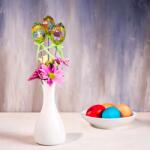  Húsvéti dekoráció - tojás szett - leszúrható - 21 cm - 6 db / csomag CMK-7475 (CMK-7475)